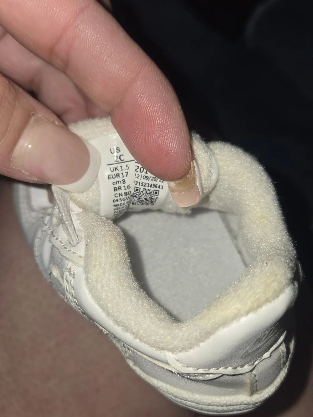 Nike White Toddler Sneakers - Classic Lace-Up Style